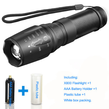 High Power Rechargeable Flashlight